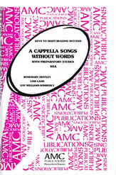 A Cappella Songs Without Words SSA Choral Score cover